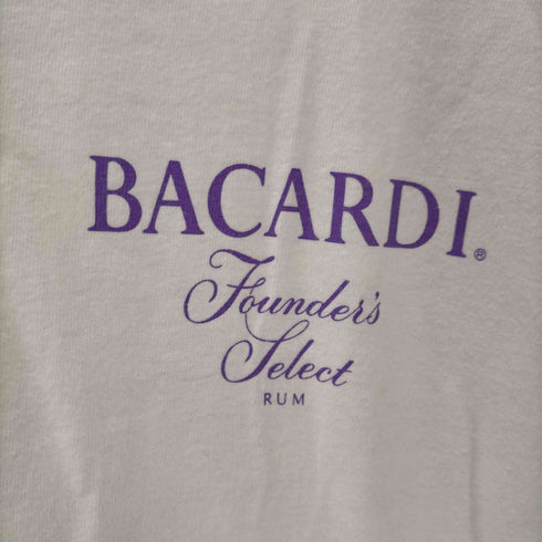 ヘインズ Hanes BEEFY USA製 BACARDI ラム酒 両面プリント Tシャツ メンズ import:L