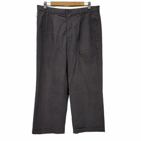 ブルックスブラザーズ BROOKS BROTHERS 2タック バギーシルエット ナス紺色 スラックスパンツ メンズ 36