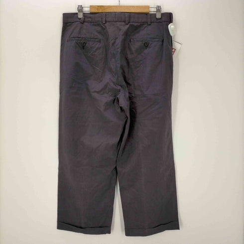 ブルックスブラザーズ BROOKS BROTHERS 2タック バギーシルエット ナス紺色 スラックスパンツ メンズ 36