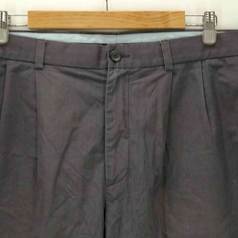 ブルックスブラザーズ BROOKS BROTHERS 2タック バギーシルエット ナス紺色 スラックスパンツ メンズ 36