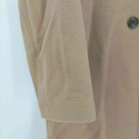 ティアラ Tiara ダブル 釦 ノーカラー コート レディース JPN:2