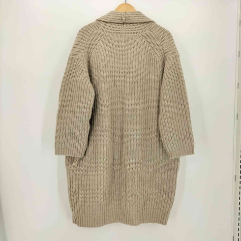 プラージュ PLAGE 16AW ウール ニット ガウン カーディガン ショールカラー レディース