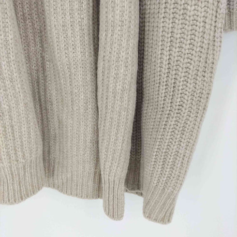プラージュ PLAGE 16AW ウール ニット ガウン カーディガン ショールカラー レディース