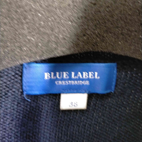 ブルーレーベルクレストブリッジ BLUE LABEL CRESTBRIDGE 金釦 タートルネックウールニット レディース 38