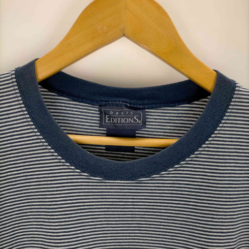 ベーシックエディションズ BASIC EDITIONS 90s ボーダークルーネックTシャツ メンズ JPN:L