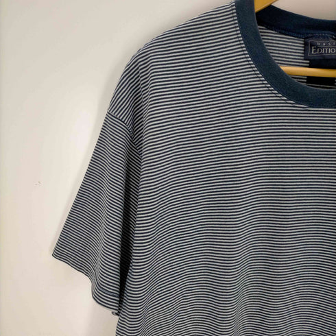 ベーシックエディションズ BASIC EDITIONS 90s ボーダークルーネックTシャツ メンズ JPN:L