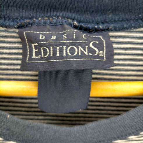 ベーシックエディションズ BASIC EDITIONS 90s ボーダークルーネックTシャツ メンズ JPN:L