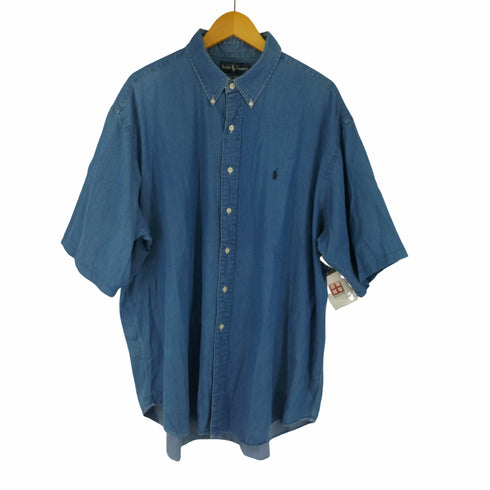 ラルフローレン RALPH LAUREN BLAIRE シャンブレーボタンダウンシャツ メンズ XXL
