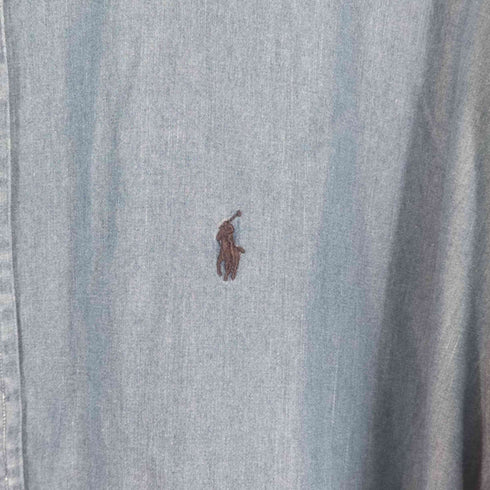 ラルフローレン RALPH LAUREN BLAIRE シャンブレーボタンダウンシャツ メンズ XXL