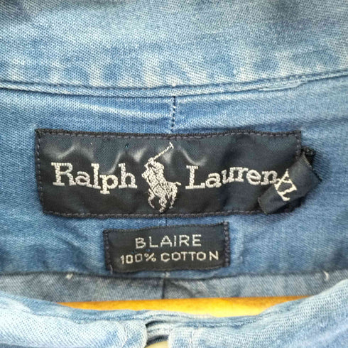 ラルフローレン RALPH LAUREN BLAIRE シャンブレーボタンダウンシャツ メンズ XXL