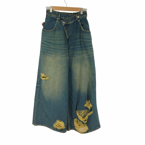 メゾンスペシャル MAISON SPECIAL Ripped Wide Denim レディース JPN:38