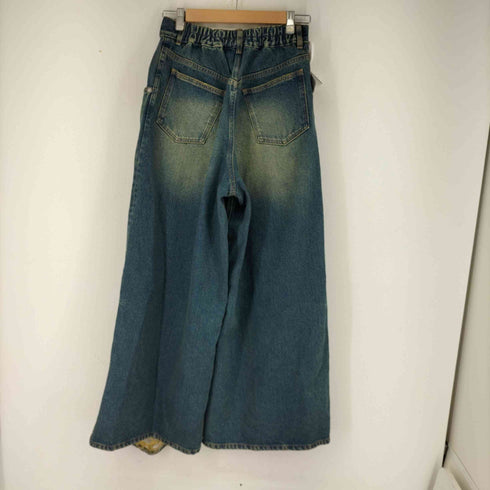 メゾンスペシャル MAISON SPECIAL Ripped Wide Denim レディース JPN:38