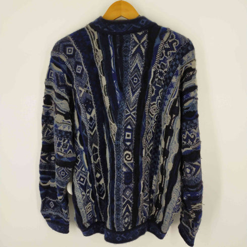 クージー COOGI 90-00S カシミヤ100% 3Dニットカーディガン オーストラリア製 メンズ import:M