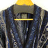 クージー COOGI 90-00S カシミヤ100% 3Dニットカーディガン オーストラリア製 メンズ import:M