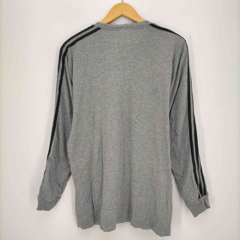 アディダス adidas 00s パフォーマンスロゴ スリーライン ロングスリーブTシャツ 長袖 メンズ JPN:L