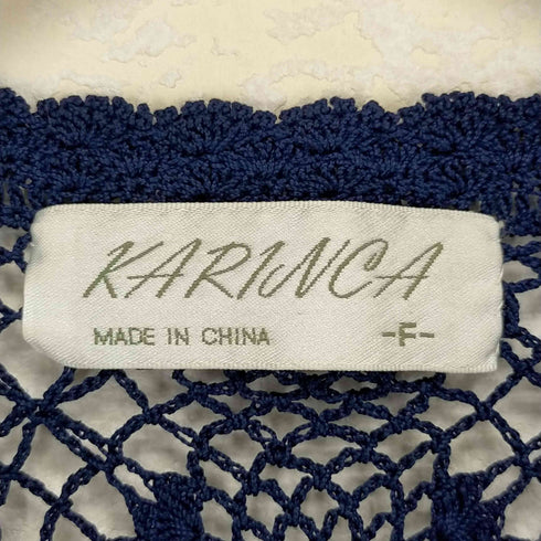 KARINCA フラワーデザインメッシュカーディガン レディース FREE