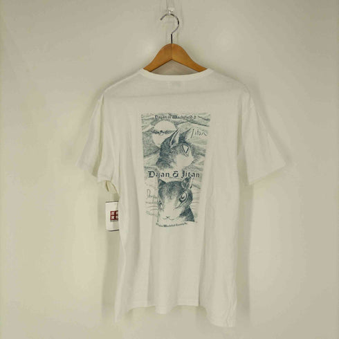 フルギ WACHIFIELD 両面アニマルプリント 猫 キャット クルーネックTシャツ メンズ JPN:3