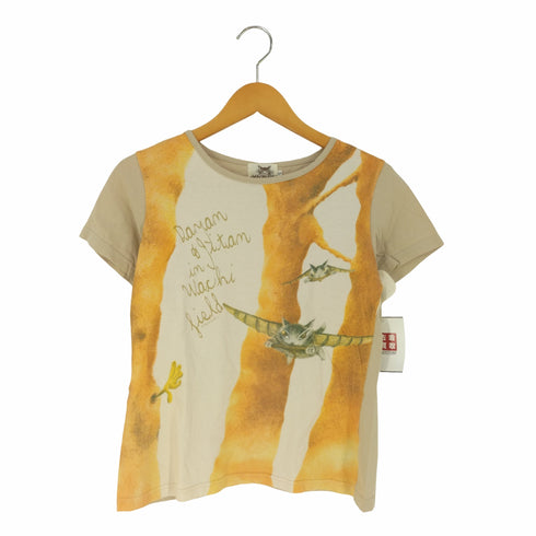 フルギ WACHIFIELD フロントプリント ボートネックTシャツ レディース LF