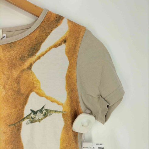フルギ WACHIFIELD フロントプリント ボートネックTシャツ レディース LF