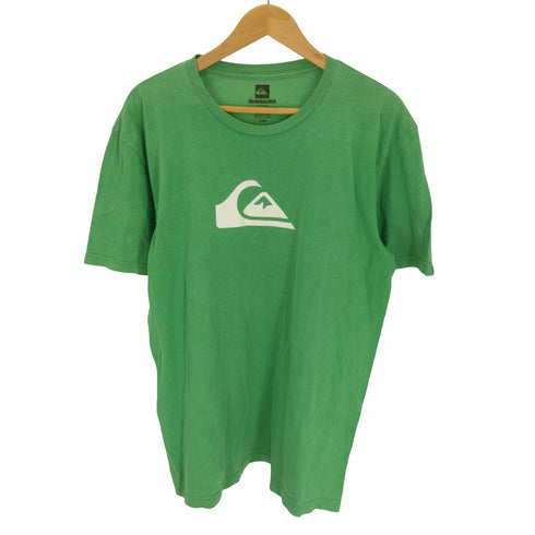クイックシルバー Quiksilver 00S センターロゴ プリント S/S Tシャツ メンズ JPN:L