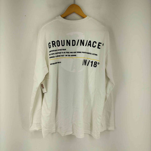 GROUND/N/ACE プリントクルーネック Tシャツ メンズ JPN:L