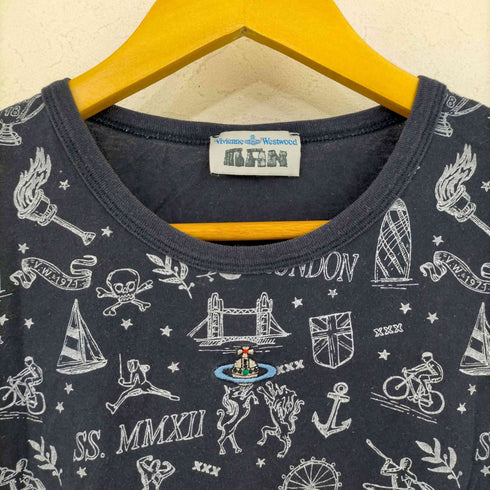 ヴィヴィアンウエストウッドマン Vivienne Westwood MAN 12SS MADE IN ITALY 総柄コットンTシャツ SS.MMXII メンズ import:M