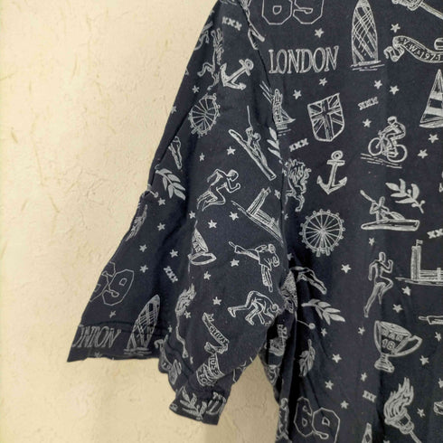 ヴィヴィアンウエストウッドマン Vivienne Westwood MAN 12SS MADE IN ITALY 総柄コットンTシャツ SS.MMXII メンズ import:M