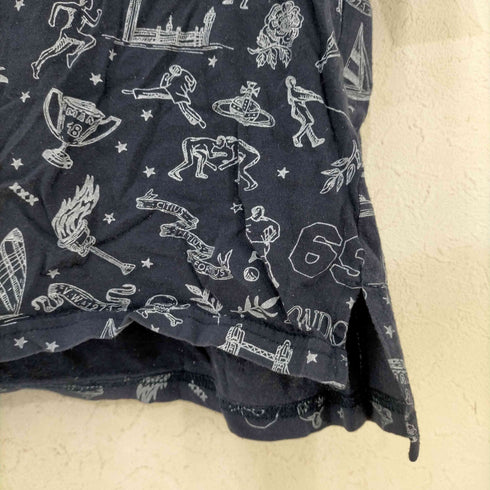 ヴィヴィアンウエストウッドマン Vivienne Westwood MAN 12SS MADE IN ITALY 総柄コットンTシャツ SS.MMXII メンズ import:M