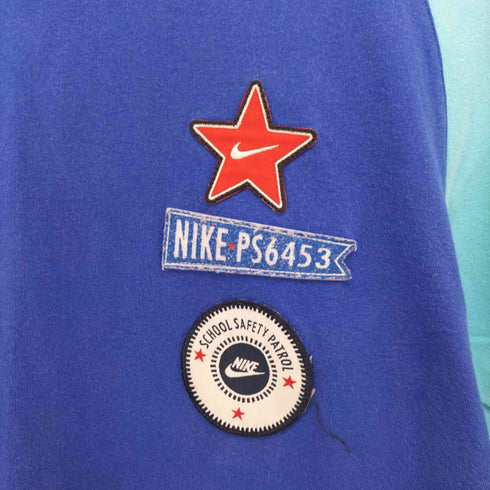 ナイキ NIKE ワッペン ラグランスリーブ カットソー Y2K レディース KID'S L