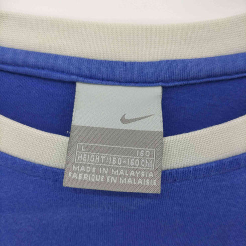 ナイキ NIKE ワッペン ラグランスリーブ カットソー Y2K レディース KID'S L