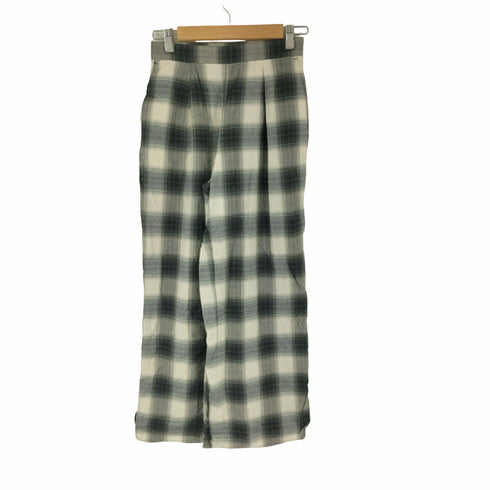 スローブシトロン SLOBE citron オンブレーチェックパンツ レディース JPN:38