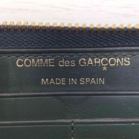 コムデギャルソン COMME des GARCONS スペイン製 ラウンドファスナー レザー ロングウォレット メンズ