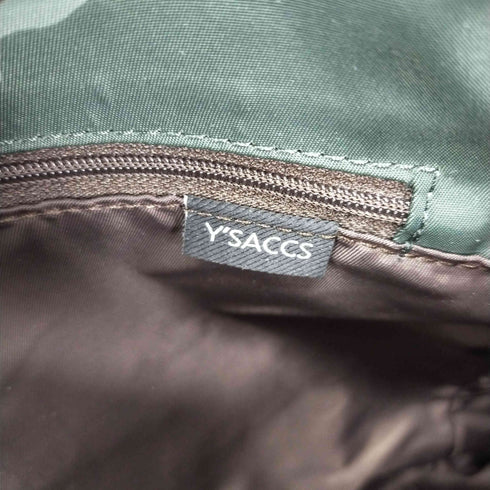 イザック Y SACCS ナイロンバックパック 牛革 カモ柄 迷彩 レディース