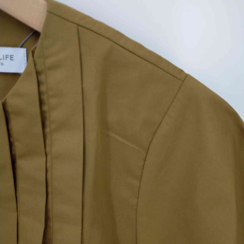 アデイインザライフユナイテッドアローズ A day in the life UNITED ARROWS フロント プリーツデザイン ショートスリーブ ブラウス レディース