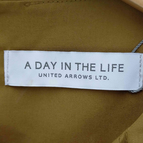 アデイインザライフユナイテッドアローズ A day in the life UNITED ARROWS フロント プリーツデザイン ショートスリーブ ブラウス レディース