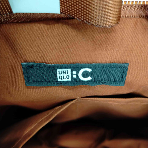 ユニクロシー UNIQLO:C 23AW レザータッチラウンドバッグ レディース