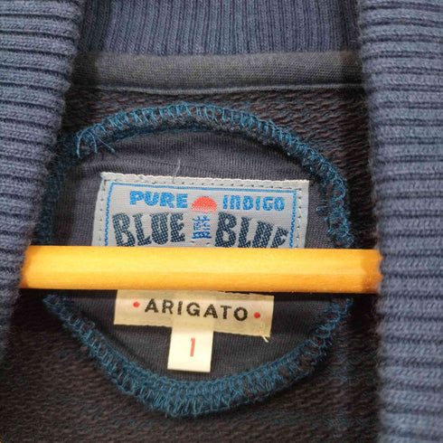 ブルーブルー BLUE BLUE リブ付き プルオーバー ポケット メンズ 1