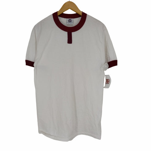 PTM SPORT MADE IN USA リンガーTシャツ チョコチン 袖裾シングル メンズ JPN:M