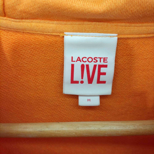 ラコステライブ Lacoste Live ジップアップパーカー フェード オーバーダイ ピグメント 加工 メンズ M