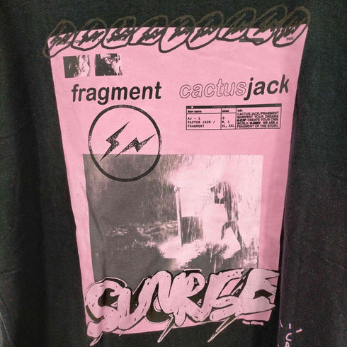 カクタスジャック CACTUS JACK 21AW Pink Sunrise Tee Black メンズ import:XL