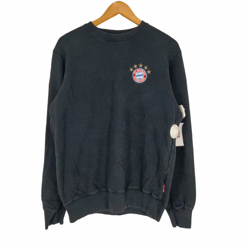 サッカーチームモチーフ刺繍クルーネックスウェット メンズ JPN:M