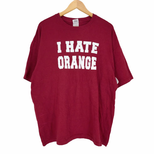 ギルダン GILDAN I HATE ORANGE クルーネックTシャツ メンズ JPN:XL