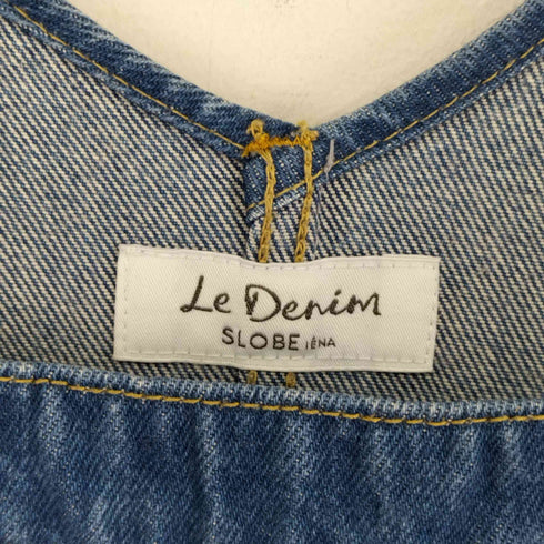 スローブイエナ SLOBE IENA LE DENIM ベイカーオーバーオール レディース 36