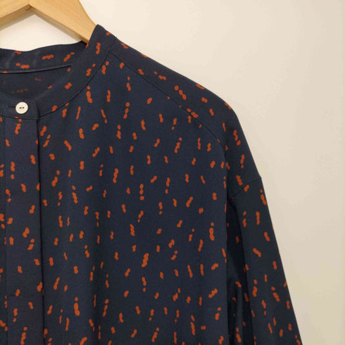 ロートレアモン LAUTREAMONT 総柄シャツワンピース マキシ レディース 38