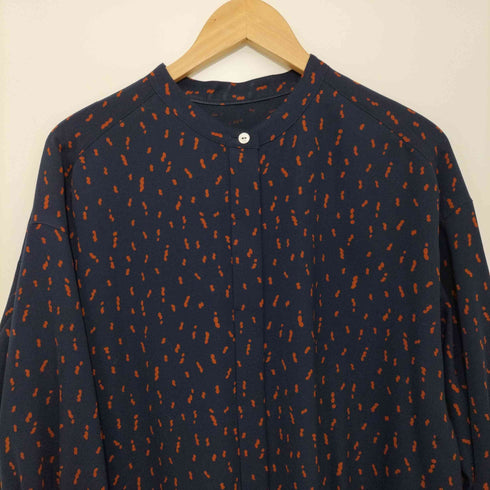 ロートレアモン LAUTREAMONT 総柄シャツワンピース マキシ レディース 38