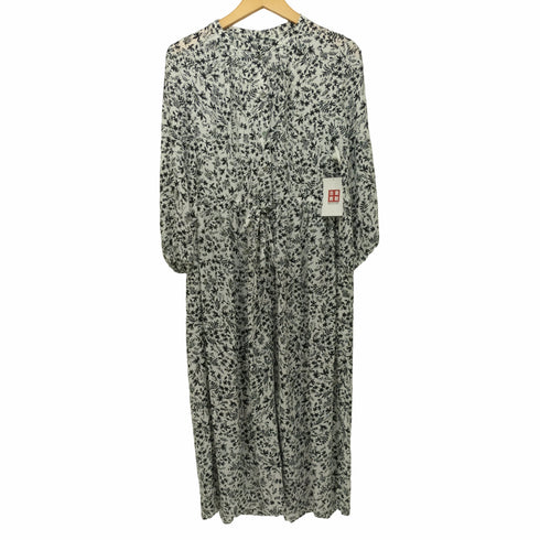 ロートレアモン LAUTREAMONT 総柄シャツワンピース マキシ レディース 38