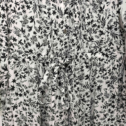 ロートレアモン LAUTREAMONT 総柄シャツワンピース マキシ レディース 38