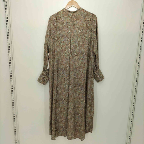 ロートレアモン LAUTREAMONT 総柄シャツワンピース マキシ レディース 38