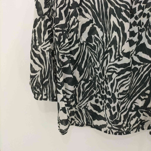 ロートレアモン LAUTREAMONT 総柄シャツブラウス レディース 38