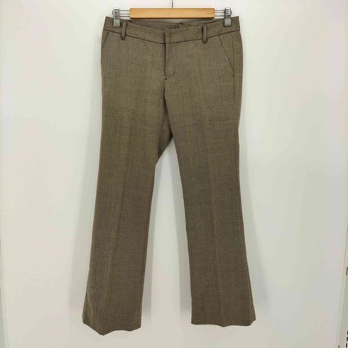 グリーンレーベルリラクシング GREEN LABEL RELAXING セットアップ 三点セット 上下 テーラードジャケット 総裏地 1B パンツ フレア センタープレス ジッパーフライ タイトスカート 膝丈 バックジップ ストライプ ウール シルク混 レディース 40